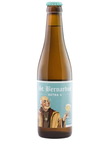 botella 33cl de cerveza de marca ST BERNARDUS - WIT, estilo Belgian Witbier