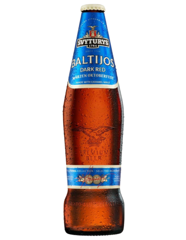 botella 50cl de cerveza de marca SVYTURYS - BALTIJOS, estilo Marzen