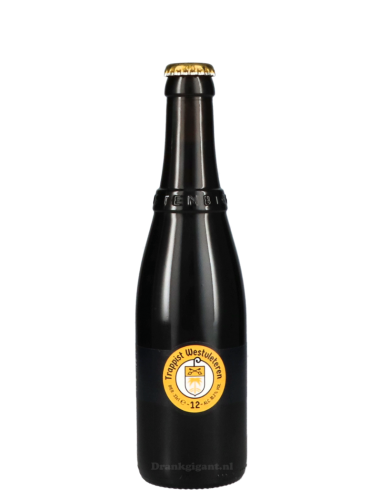 garrafa de 33cl de cerveja da marca WESTVLETEREN - 12, estilo belga quádruplo