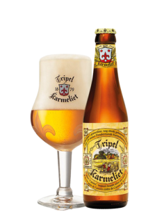 botella 33cl de cerveza de marca TRIPEL KARMELIET, estilo Belgian Tripel 2