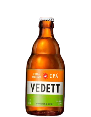 botella 33cl de cerveza de marca VEDETT - EXTRA IPA, estilo Belgian IPA