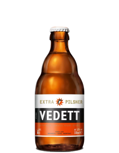 botella 33cl de cerveza de marca VEDETT - EXTRA PILSNER, estilo Belgian Pale Ale