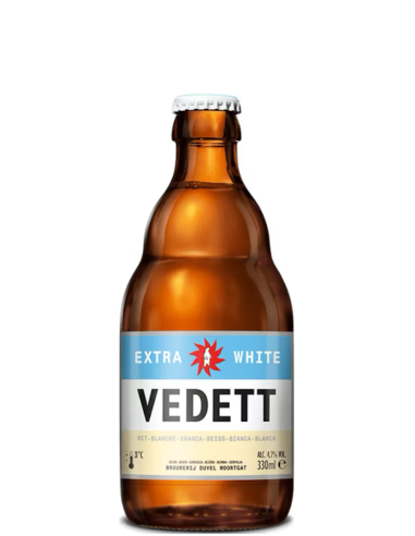 botella 33cl de cerveza de marca VEDETT - EXTRA WHITE, estilo Belgian Witbier