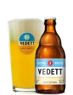 botella 33cl de cerveza de marca VEDETT - EXTRA WHITE, estilo Belgian Witbier 2
