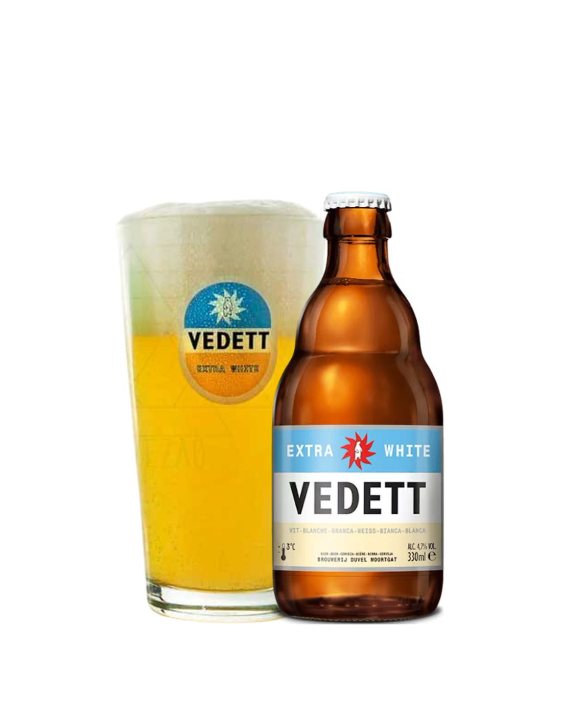 VEDETT - EXTRA WHITE - Belgian Witbier 33cl