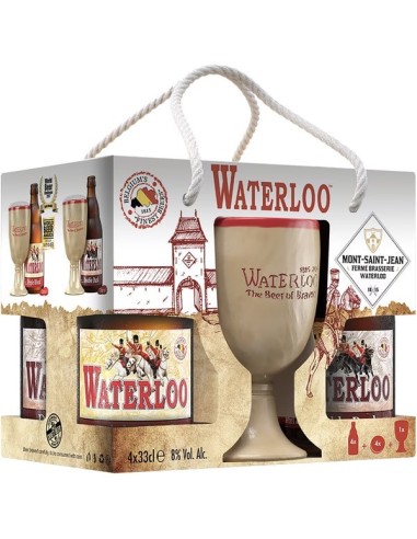 pack 4x33cl of WATERLOO brand beer - PACK WATERLOO