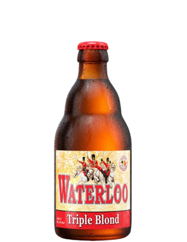 botella 33cl de cerveza de marca WATERLOO - TRIPLE BLOND, estilo Belgian Triple