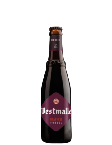 botella 33cl de cerveza de marca WESTMALLE - DUBBEL TRAPPIST , estilo Belgian Dubbel