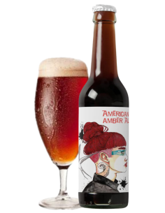 botella 33cl de cerveza de marca ALTHAIA CORNAMUSA, stilo American Amber Ale 2