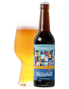 botella 33cl de cerveza de marca ALTHAIA LAGER, stilo Lager 2