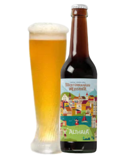 botella 33cl de cerveza de marca ALTHAIA WEISSBIER, stilo Trigo Hefeweizen 2