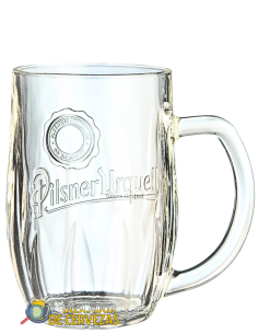 PILSNER URQUELL - RELIEVE Jarra de Cristal- 50cl - Buscador de Cervezas - Brewhouse