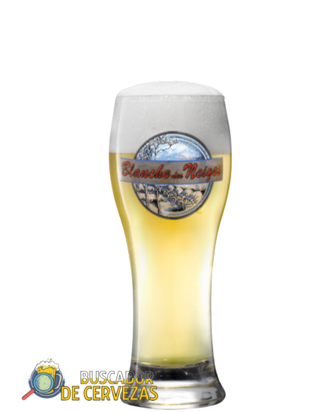 Copo Weizen 25cl da marca de cerveja BLANCHE DES NEIGES com cerveja