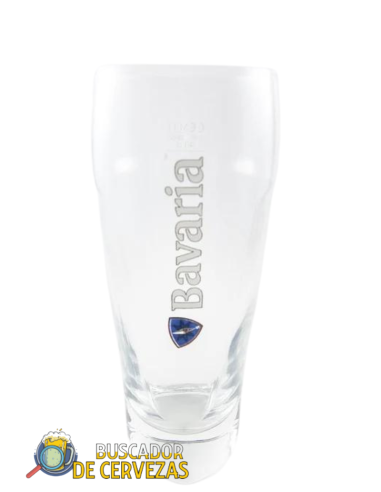 pint glass, bavaria brand with drawing