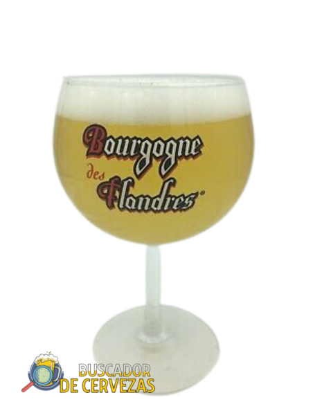 Copa Cáliz 25cl de cerveza de marca BOURGOGNE DES FLANDRES con cerveza
