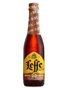 LEFFE - 0'0 BRUNE -  Belgian Dark Ale (Sin Alcohol) 33cl - Buscador de Cervezas - Brewhouse