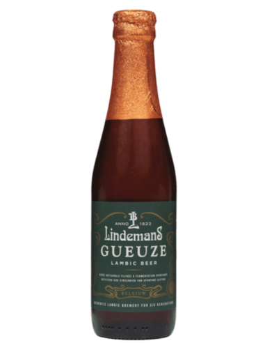 33cl bottle of beer brand LINDEMANS - GUEUZE, style Lambic Gueuze