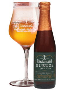 botella 33cl de cerveza de marca LINDEMANS - GUEUZE, estilo Lambic Gueuze 2