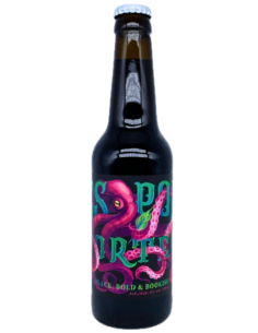 LA QUINCE - ES POP  PORTER BLACK, BOLD & BOOKISH - English Porter (Sin Gluten) 33cl - Buscador de Cervezas - Brewhouse