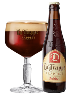 botella 33cl de cerveza de marca LA TRAPPE - DUBBEL, estilo Belgian Dubbel 2