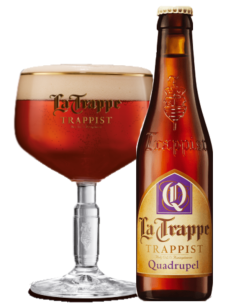 botella 33cl de cerveza de marca LA TRAPPE - QUADRUPEL, estilo Belgian Quadruple 2