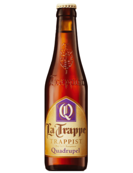 33cl bottle of beer brand LA TRAPPE - QUADRUPEL, Belgian Quadruple style