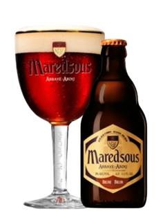 botella 33cl de cerveza de marca MAREDSOUS - BRUIN, estilo Belgian Dubbel 2