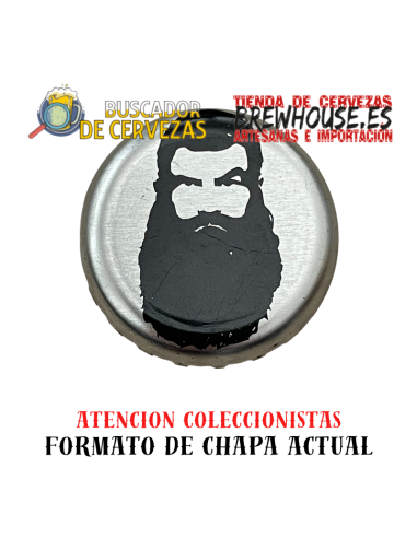 tampa de garrafa cinzenta com desenho da marca