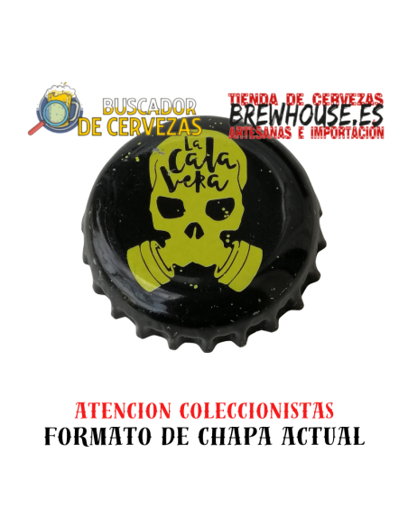 chapa de botella color negro con dibujo de marca