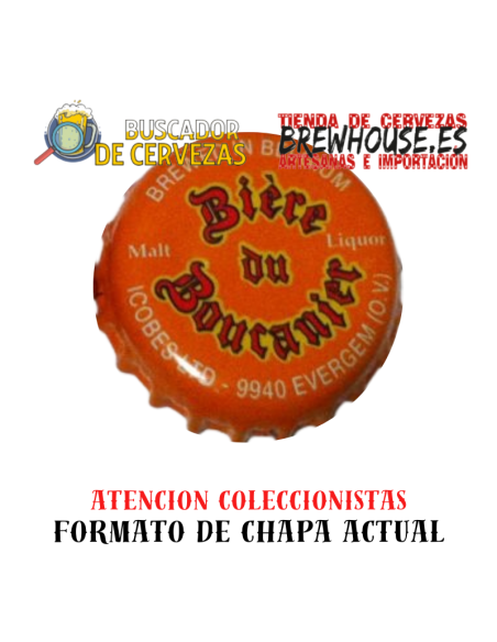 chapa de botella color naranja con dibujo de marca