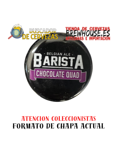 chapa de botella color negro con dibujo de marca