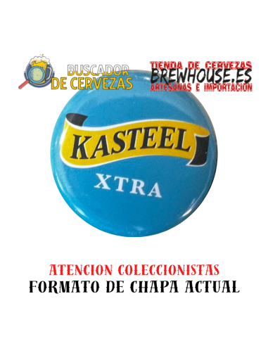 blue bottle badge with brand drawing