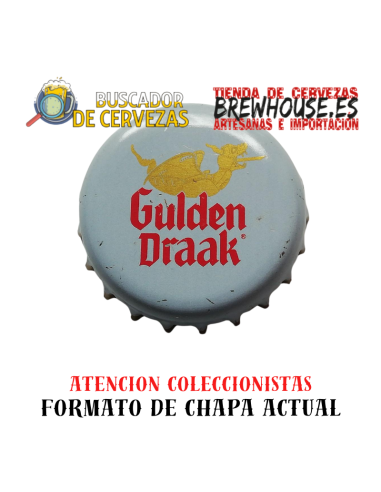 chapa de botella color blanco con dibujo de marca