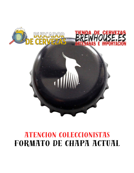 black bottle cap with brand drawing