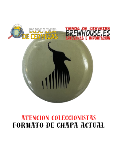 white bottle cap with brand name design