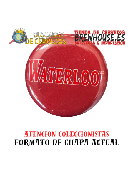 chapa de botella color rojo con dibujo de marca