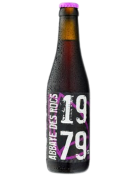 33cl bottle of l'Abbaye des Rocs beer, Belgian Strong Dark Ale style