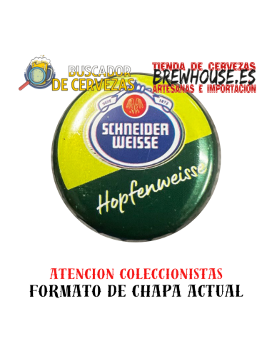 green bottle badge with brand drawing