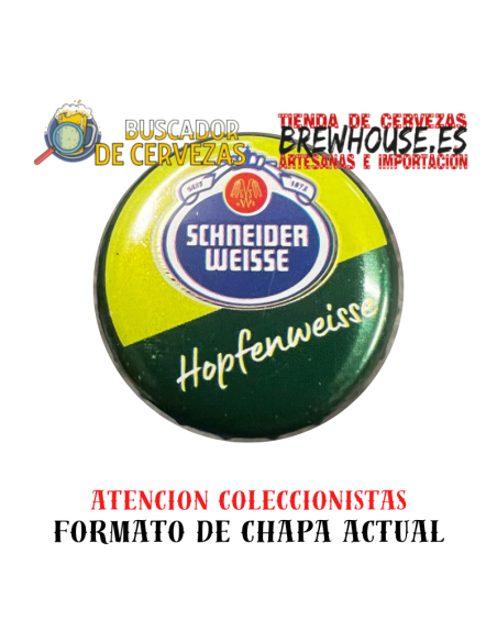 green bottle badge with brand drawing