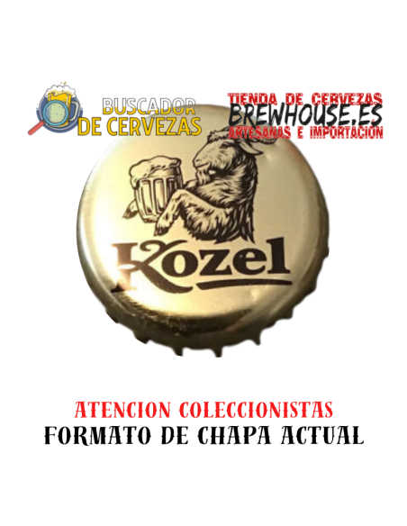 chapa de botella con dibujo de marca