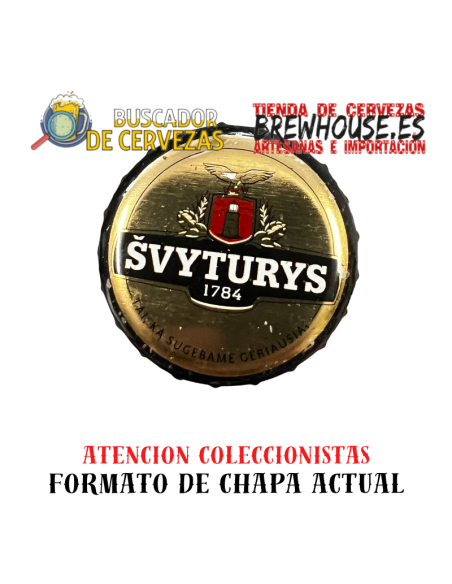 chapa de botella color oro con dibujo de marca