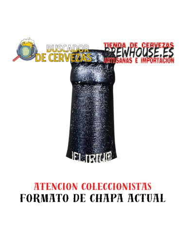 la tapa de la botella está envuelta en papel de aluminio