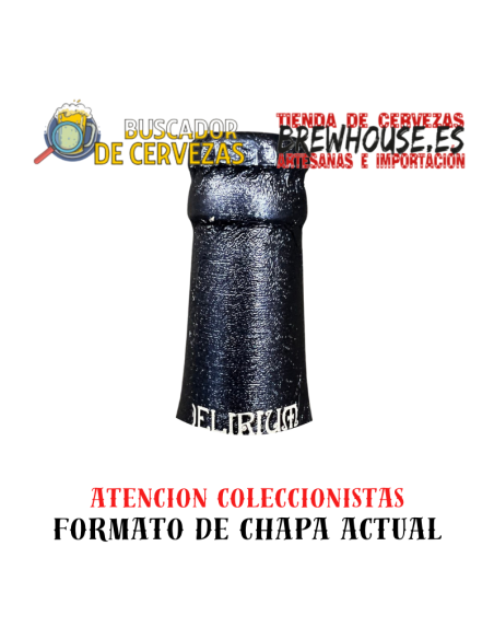 la tapa de la botella está envuelta en papel de aluminio