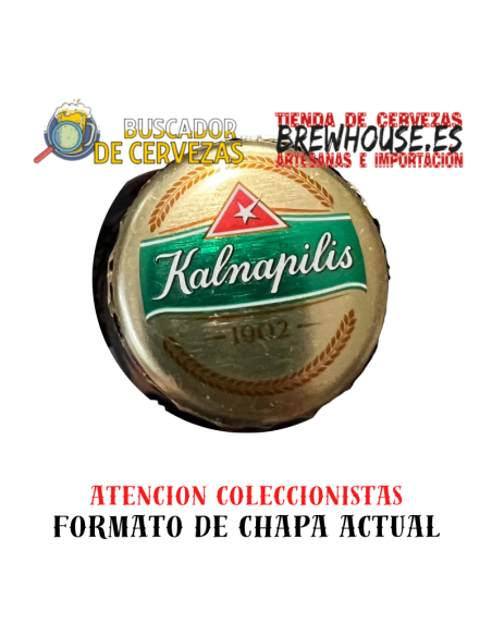 gold-colored bottle plate with brand name drawing