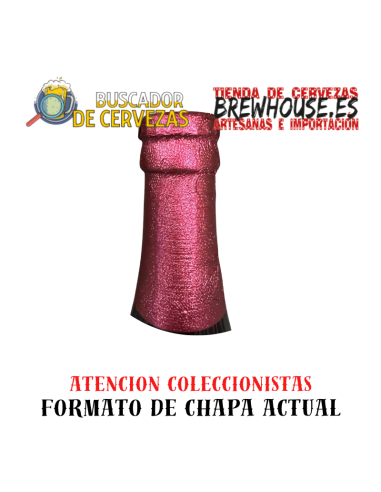 la tapa de la botella está envuelta en papel de aluminio