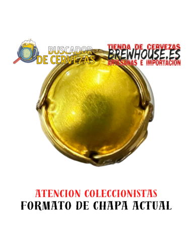 prato de garrafa dourado