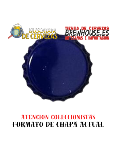 chapa de botella color azul