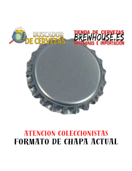 chapa de botella color plata