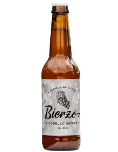 botella 33cl de cerveza de marca BELECKER - BIERZO GODELLO SAISON, stilo Saison Ale