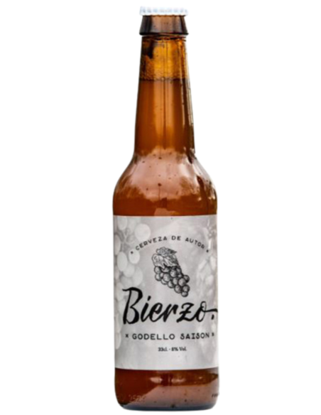 garrafa de 33cl de cerveja de marca BELECKER - BIERZO GODELLO SAISON, stilo Saison Ale